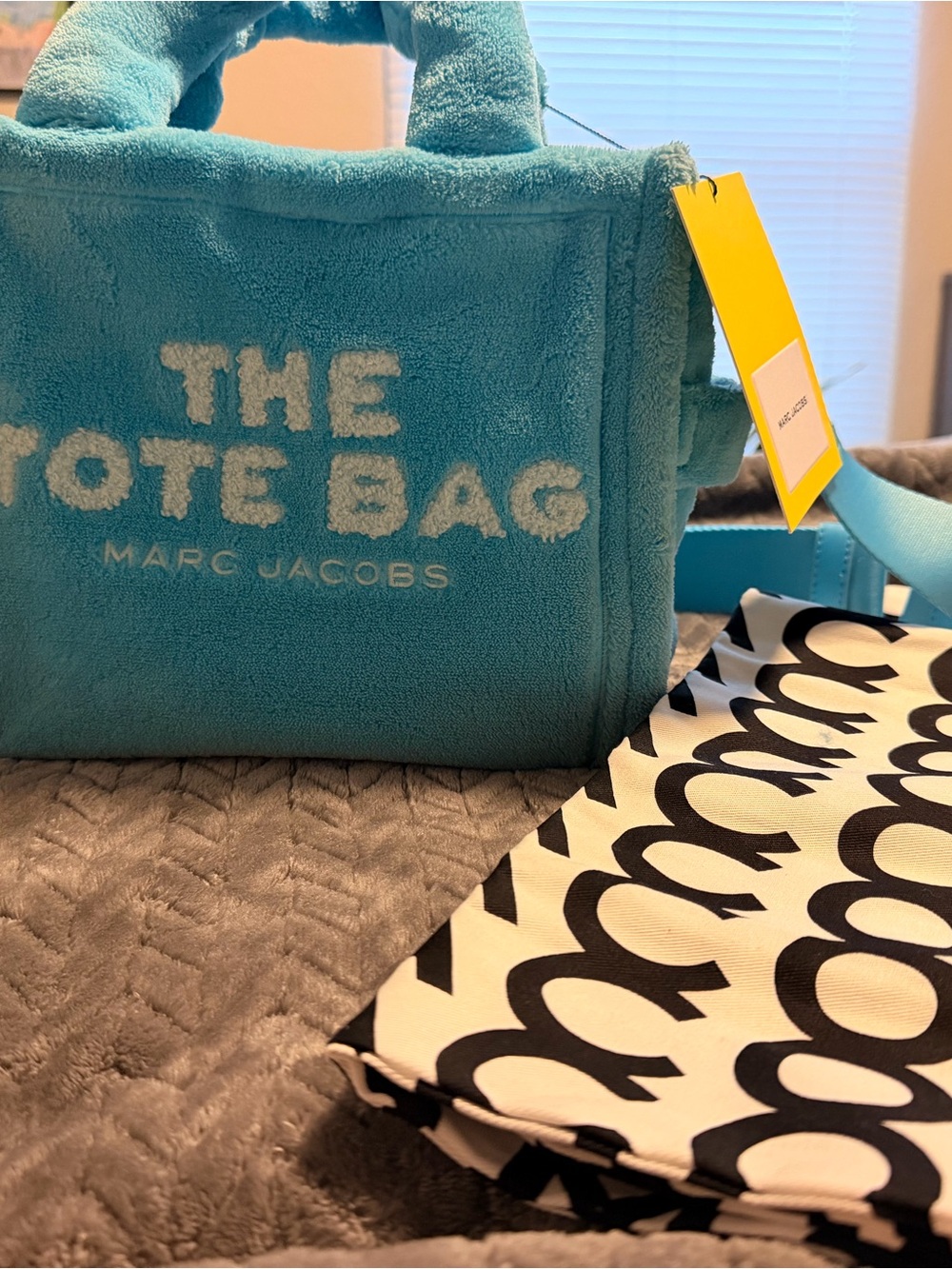 Marc Jacobs Plush Tote Bag in Aqua